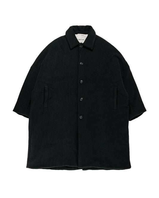 CASEY CASEY Big Blobby Coat Heavy Cashmere Black