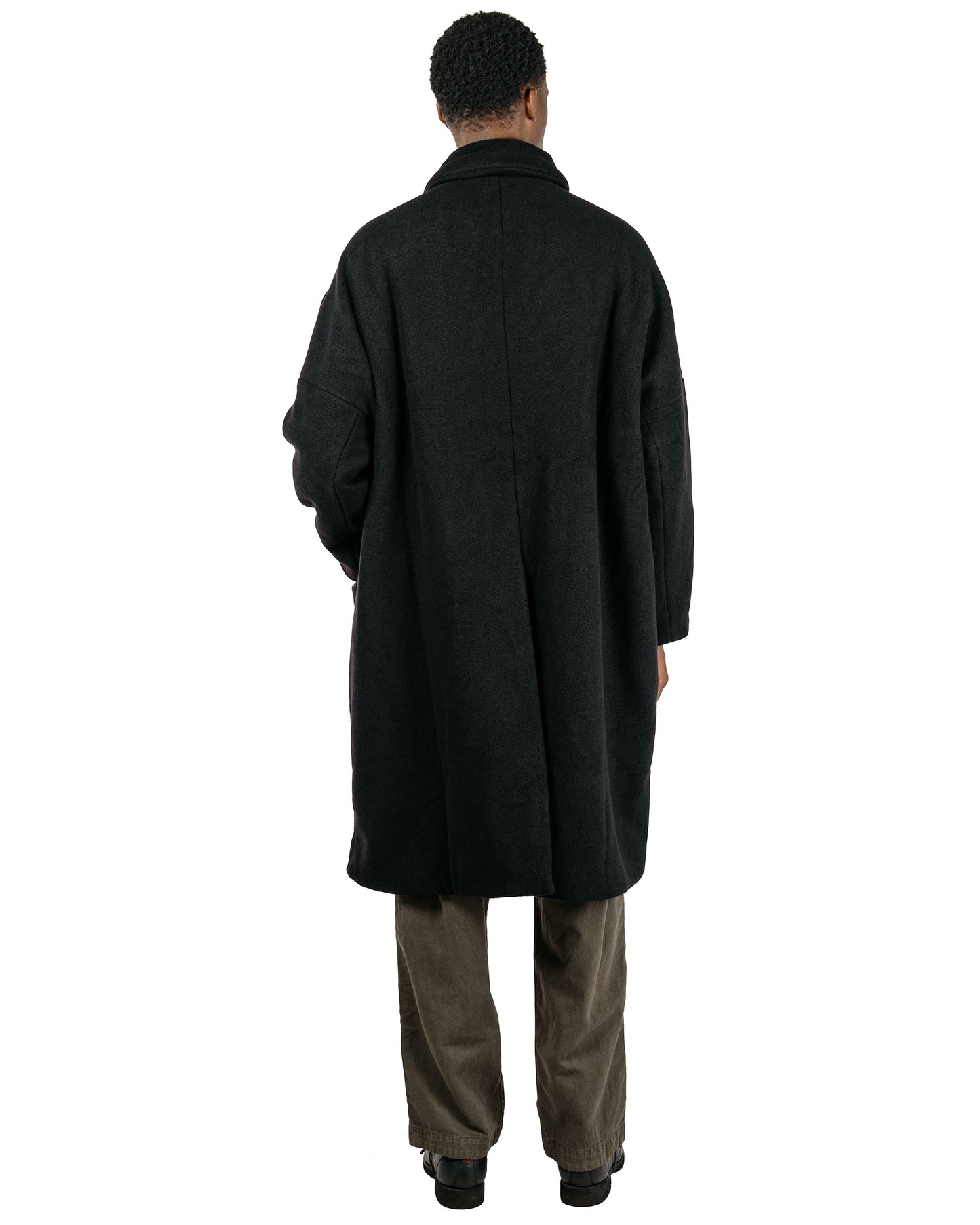 CASEY CASEY Big Blobby Coat Heavy Cashmere Black