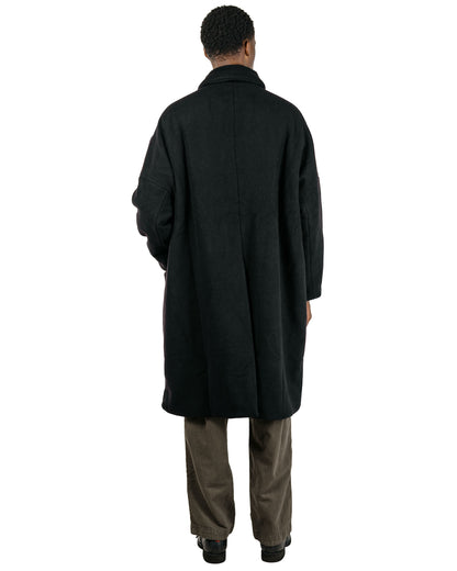 CASEY CASEY Big Blobby Coat Heavy Cashmere Black