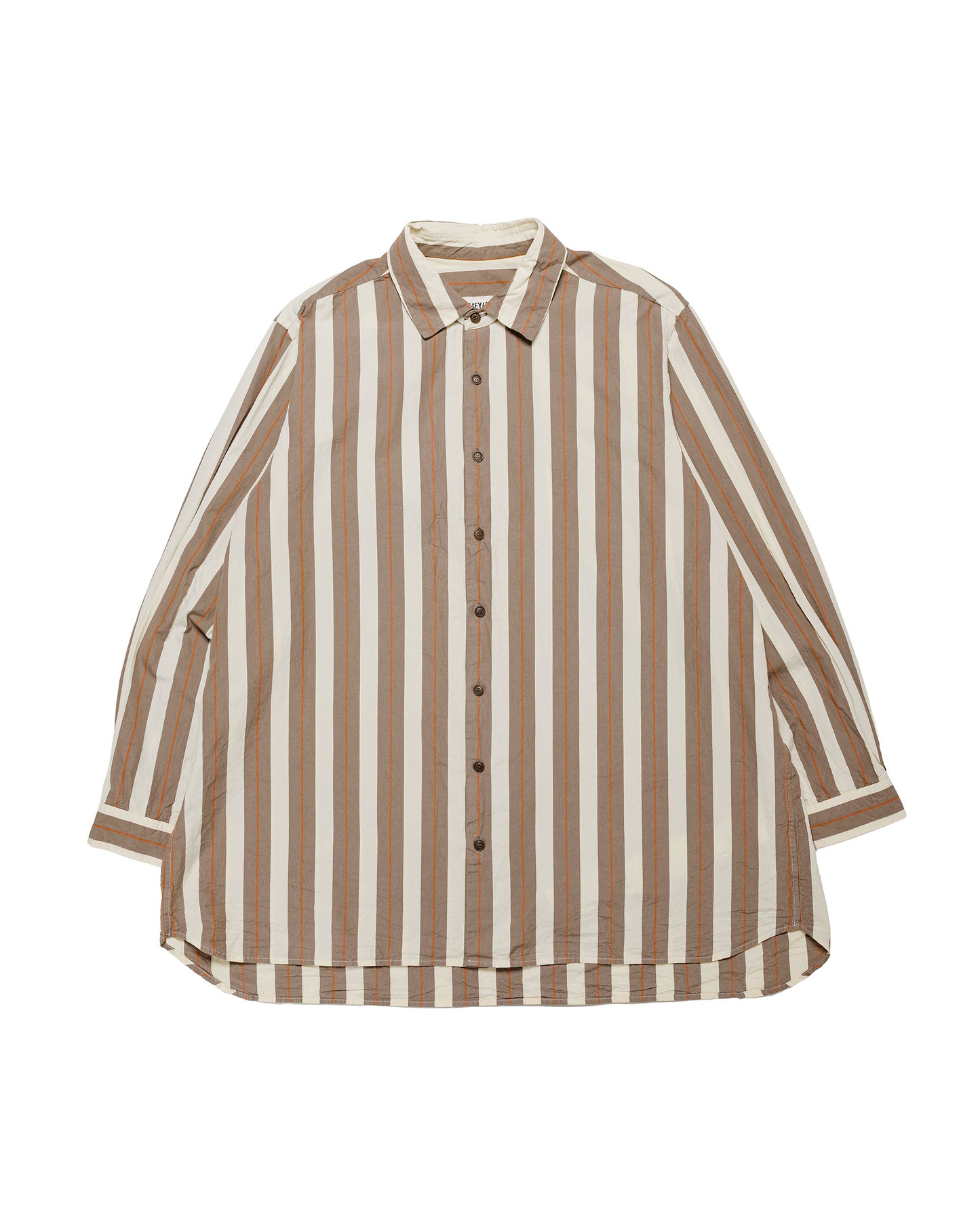 CASEY CASEY Ikla Shirt Paper Cot Stripe Beige Stripe
