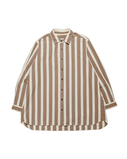 CASEY CASEY Ikla Shirt Paper Cot Stripe Beige Stripe