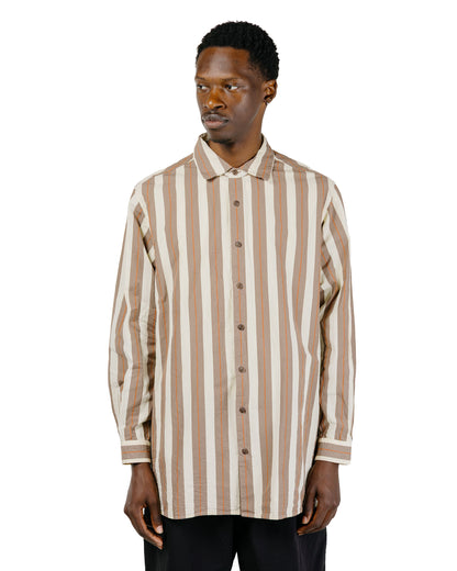 CASEY CASEY Ikla Shirt Paper Cot Stripe Beige Stripe