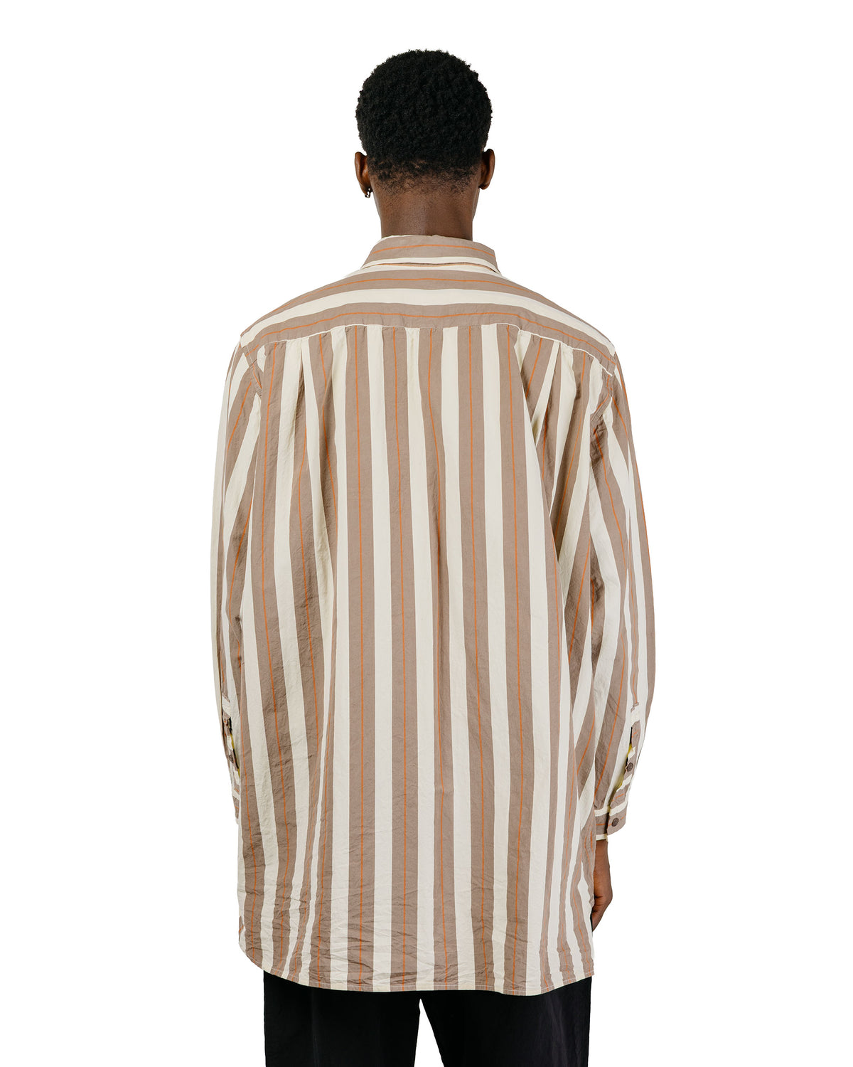 CASEY CASEY Ikla Shirt Paper Cot Stripe Beige Stripe