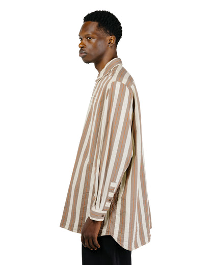 CASEY CASEY Ikla Shirt Paper Cot Stripe Beige Stripe
