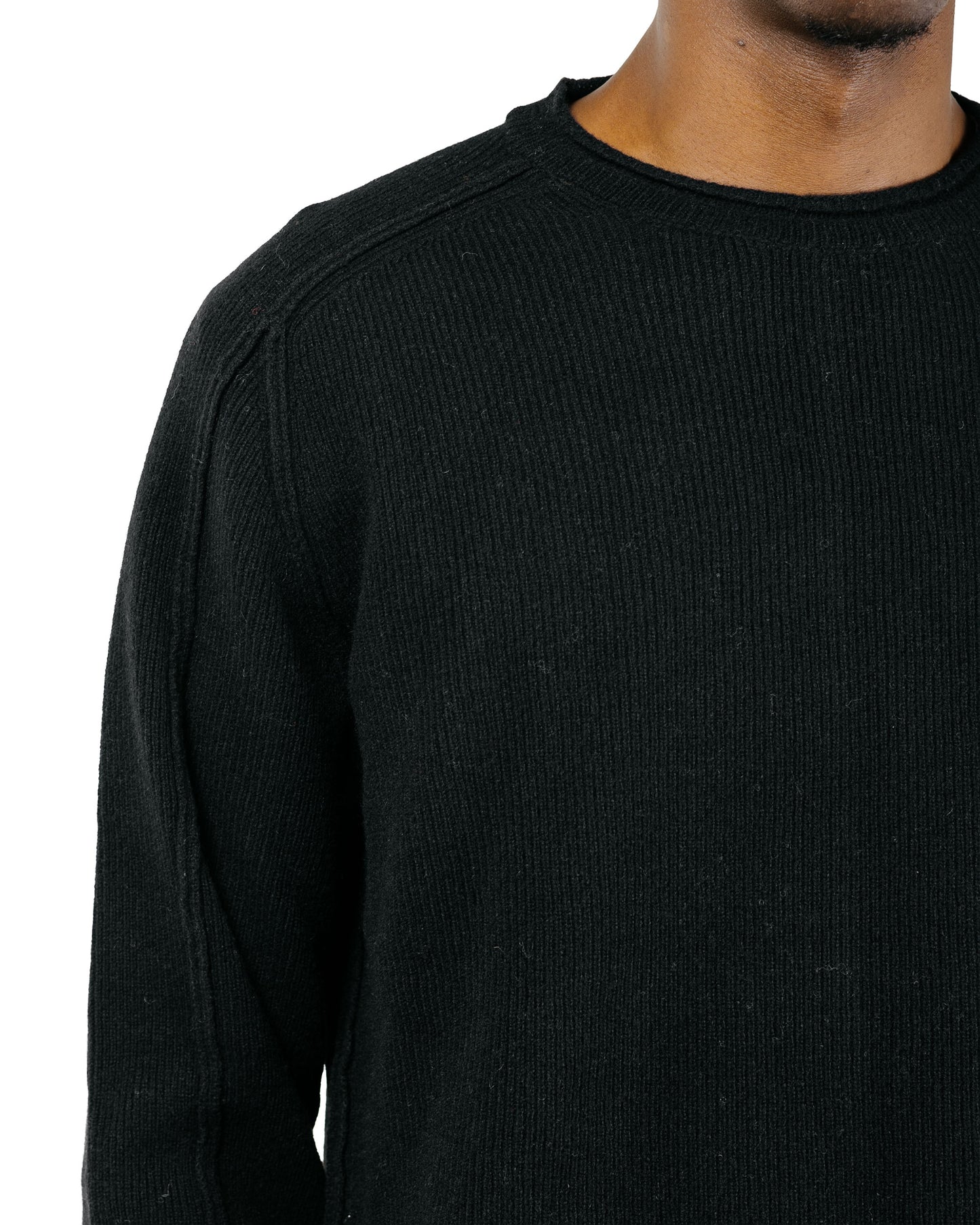 CASEY CASEY Inside Out Seam Jumper Woocash Black