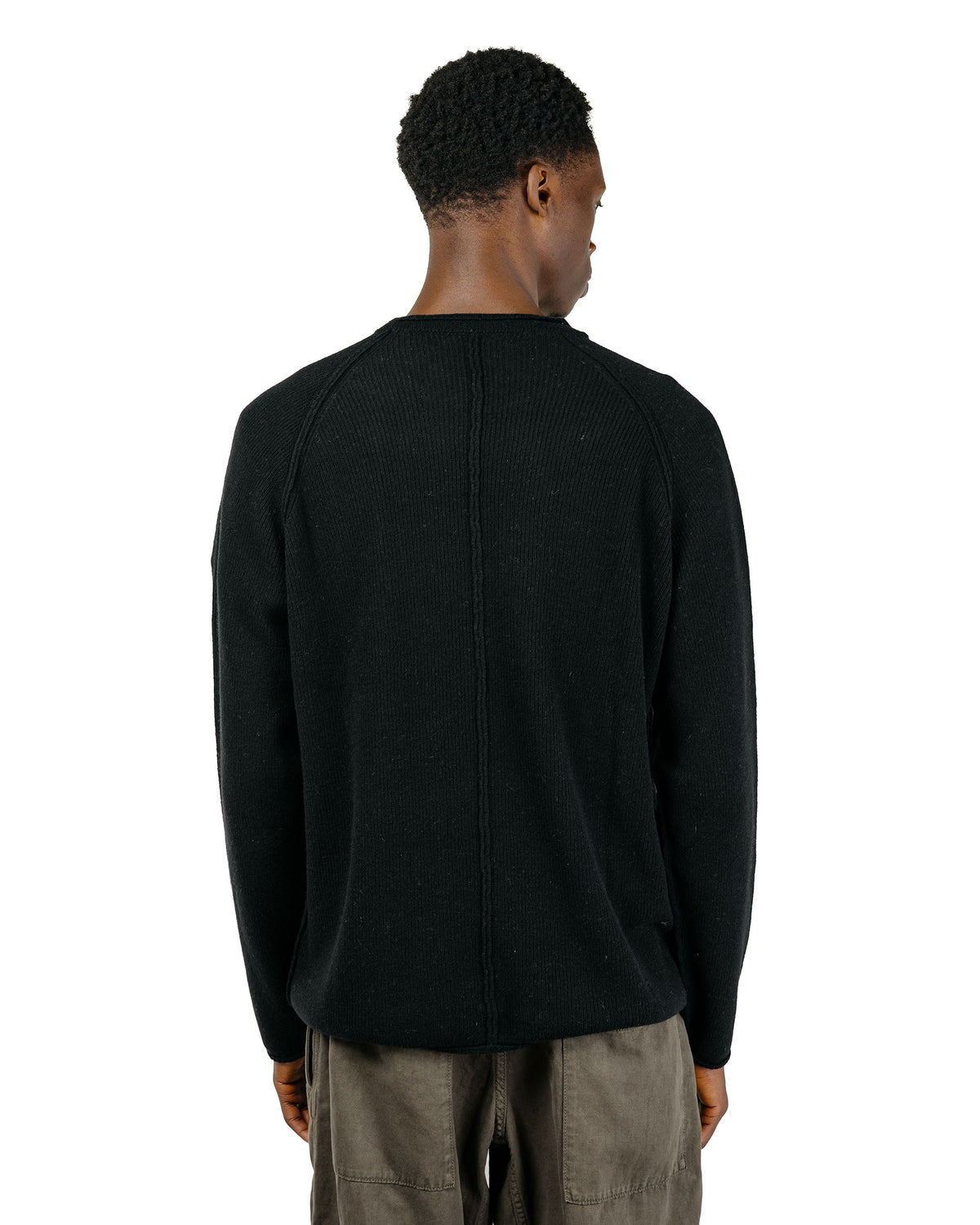 CASEY CASEY Inside Out Seam Jumper Woocash Black
