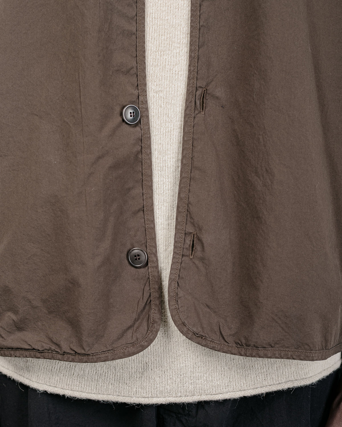 lost & found CASEY CASEY CASEY CASEY Mili 2 Layers Shirt L Cot Earth