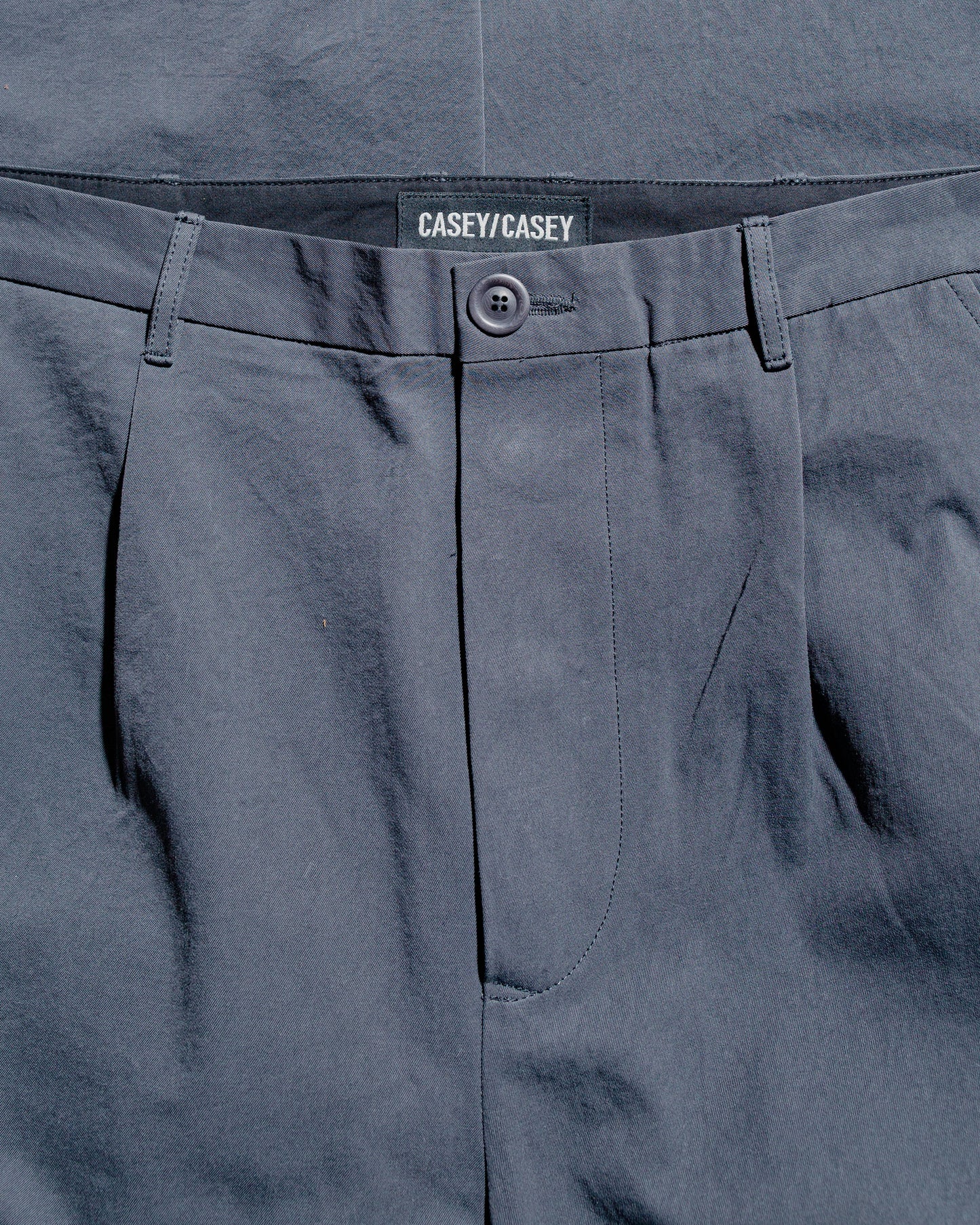 lost & found CASEY CASEY CASEY CASEY Mili Hiroshi Pant Double Cot Blu Skull