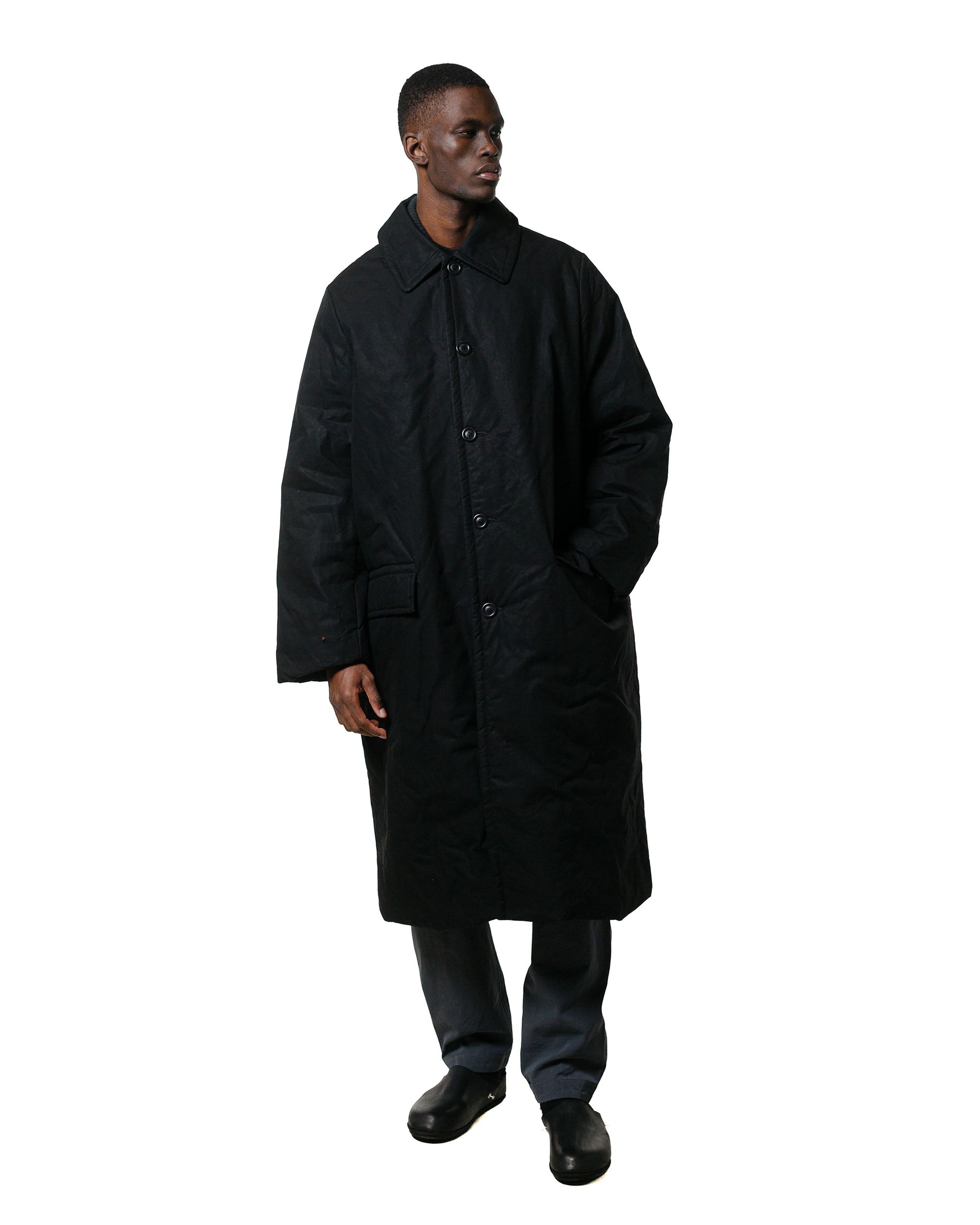 lost & found CASEY CASEY CASEY CASEY Milu Coat H Wax Black