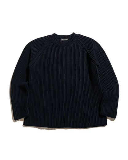 lost & found CASEY CASEY CASEY CASEY Pannocchia Sweater Crepe Cot Navy