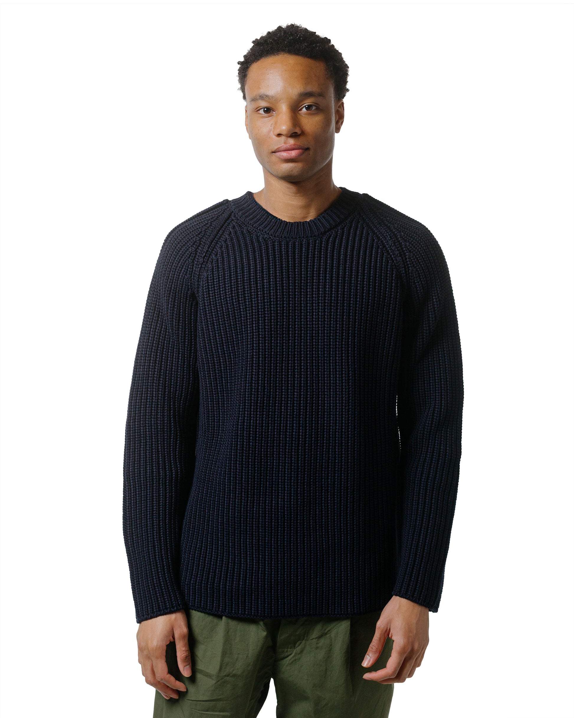 lost & found CASEY CASEY CASEY CASEY Pannocchia Sweater Crepe Cot Navy