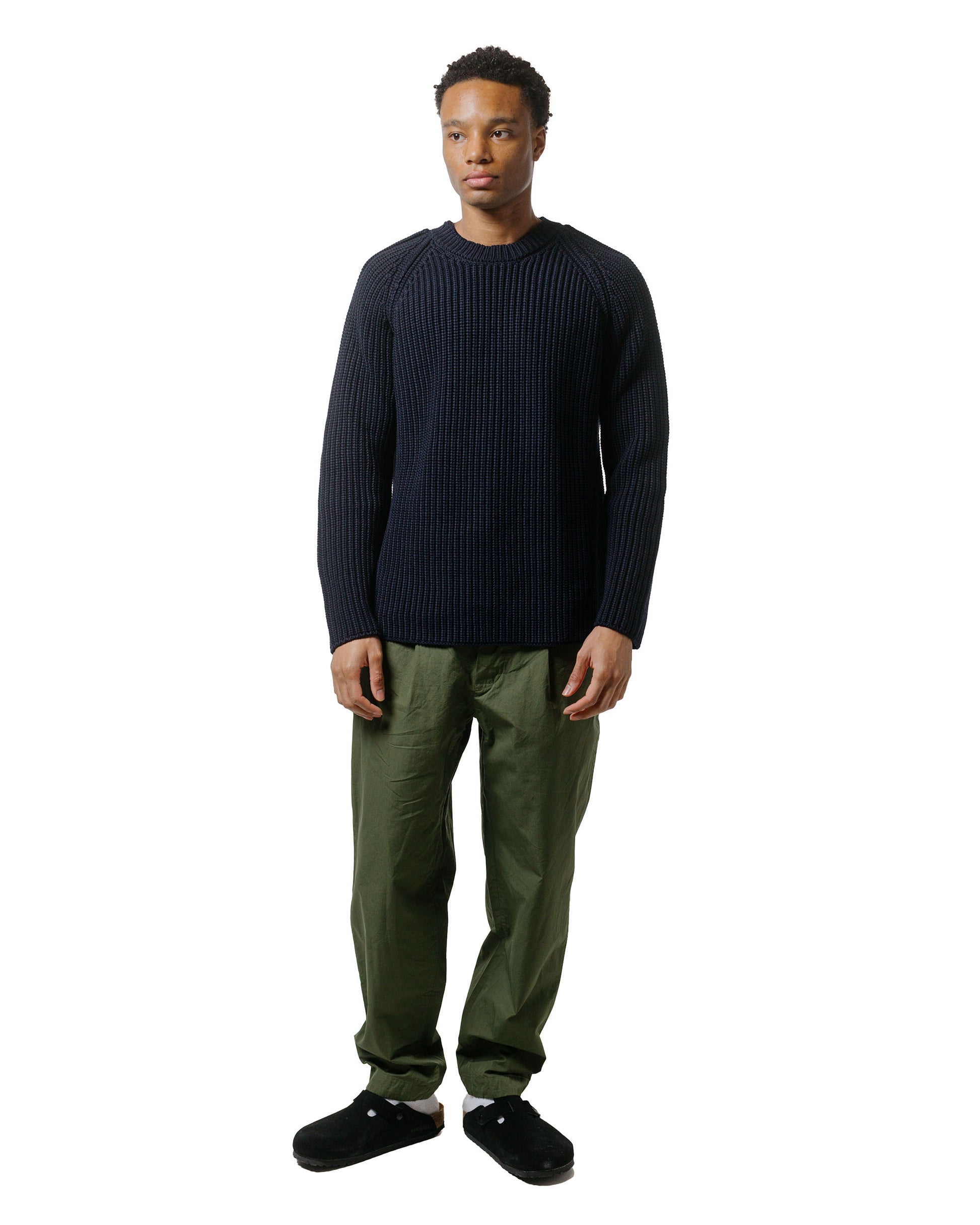 lost & found CASEY CASEY CASEY CASEY Pannocchia Sweater Crepe Cot Navy