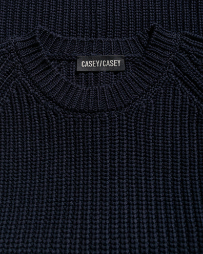 lost & found CASEY CASEY CASEY CASEY Pannocchia Sweater Crepe Cot Navy