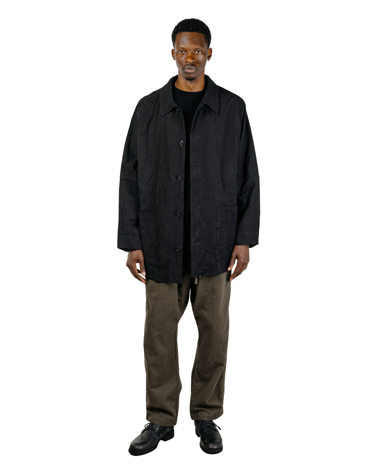 CASEY CASEY Weiping Jacket Double Cot Black