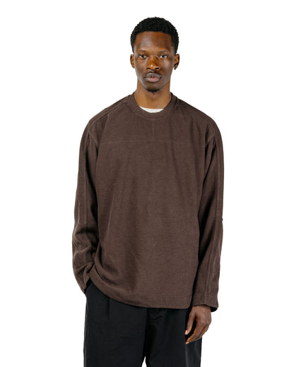 CASEY CASEY Workwear Sweatshirt Weavy Jersey Dark Brown
