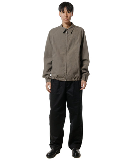 lost & found CIOTA CIOTA 2 Tuck Chino Cloth Pants (Stone Wash) Black