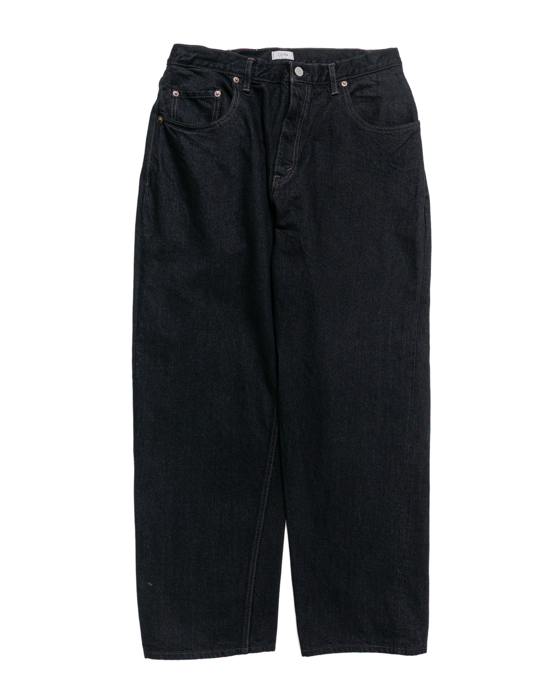 lost & found CIOTA CIOTA Baggy 5 Pockets Pants Black One Wash