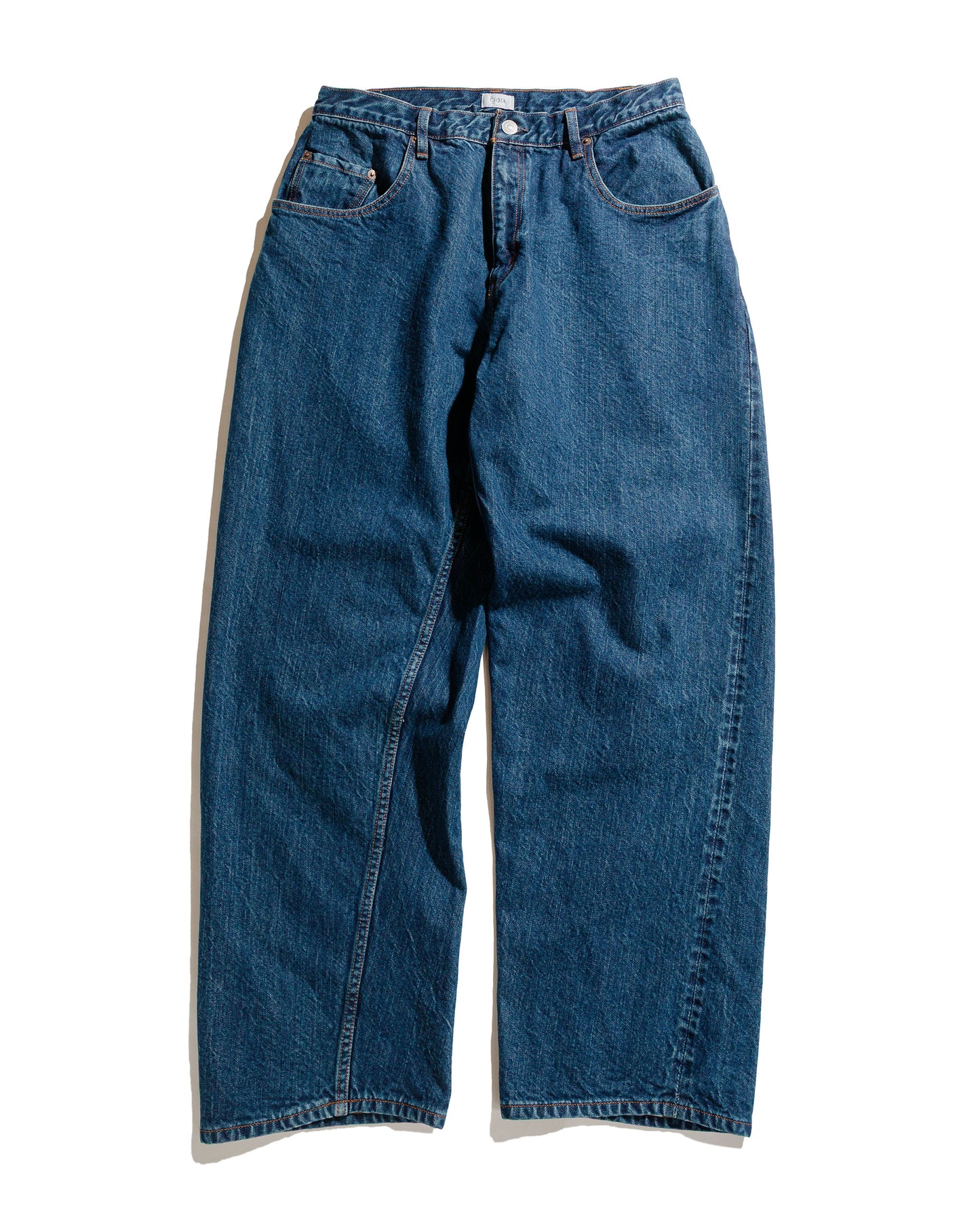 lost & found CIOTA CIOTA Baggy 5 Pockets Pants Dark Blue Damage