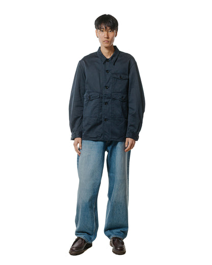 lost & found CIOTA CIOTA Baggy 5 Pockets Pants Medium Dark Blue Damage