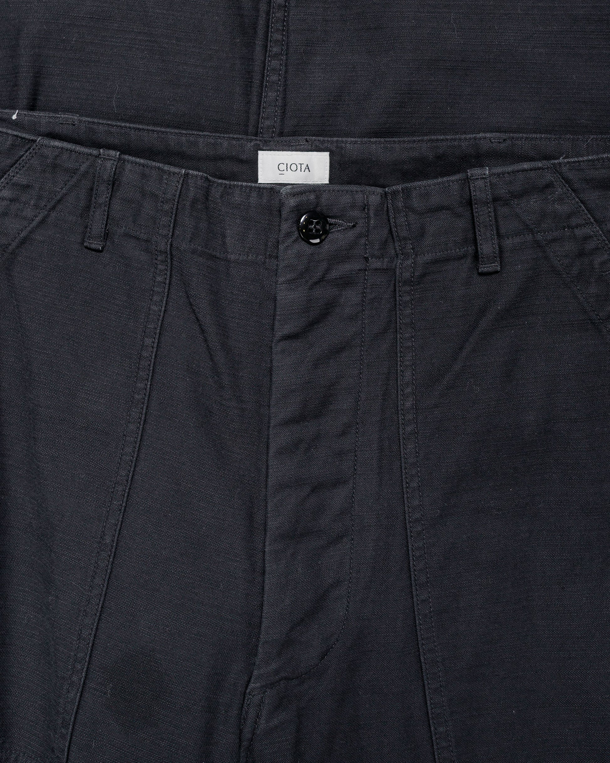 lost & found CIOTA CIOTA Baker Pants (Baggy) Black Stone Wash