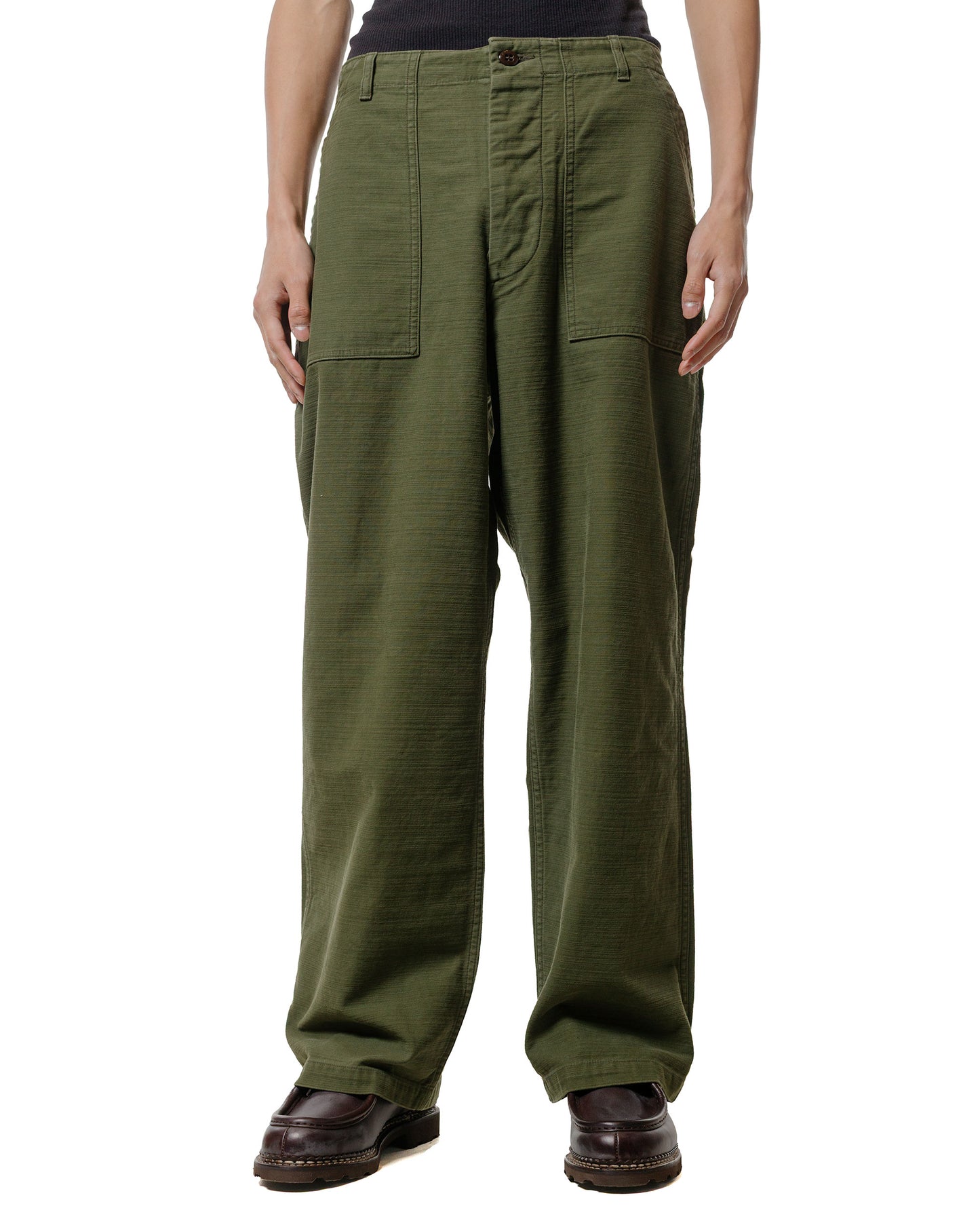 lost & found CIOTA CIOTA Baker Pants (Baggy) Dark Olive Stone Wash