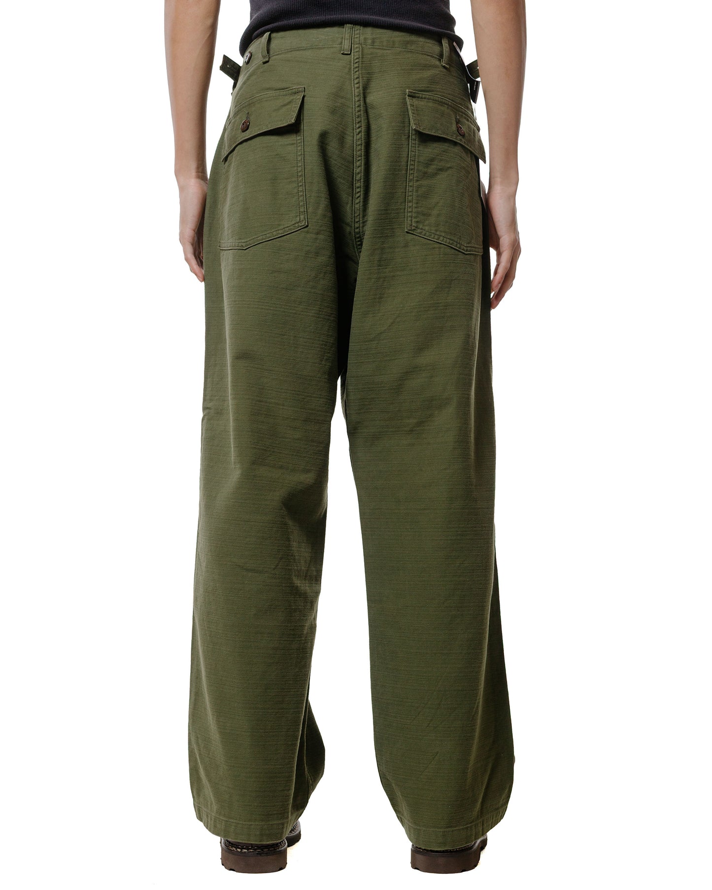 lost & found CIOTA CIOTA Baker Pants (Baggy) Dark Olive Stone Wash