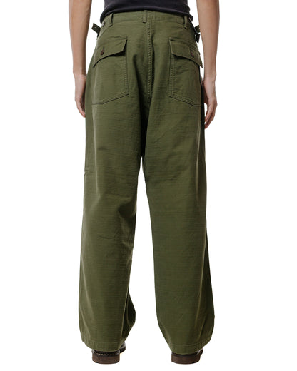 lost & found CIOTA CIOTA Baker Pants (Baggy) Dark Olive Stone Wash