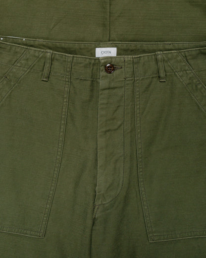 lost & found CIOTA CIOTA Baker Pants (Baggy) Dark Olive Stone Wash