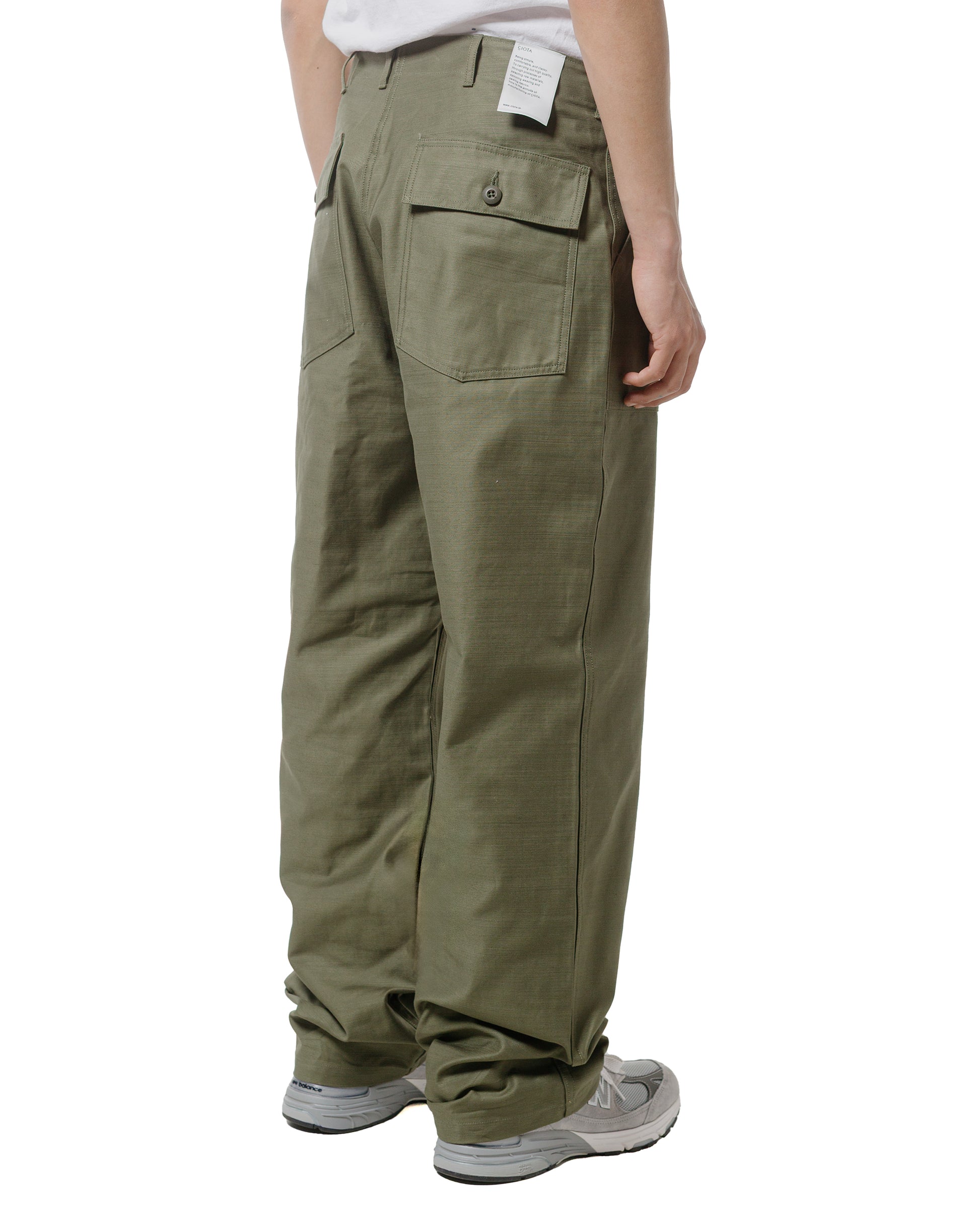 lost & found CIOTA CIOTA Baker Pants (Wide Straight) Dark Olive