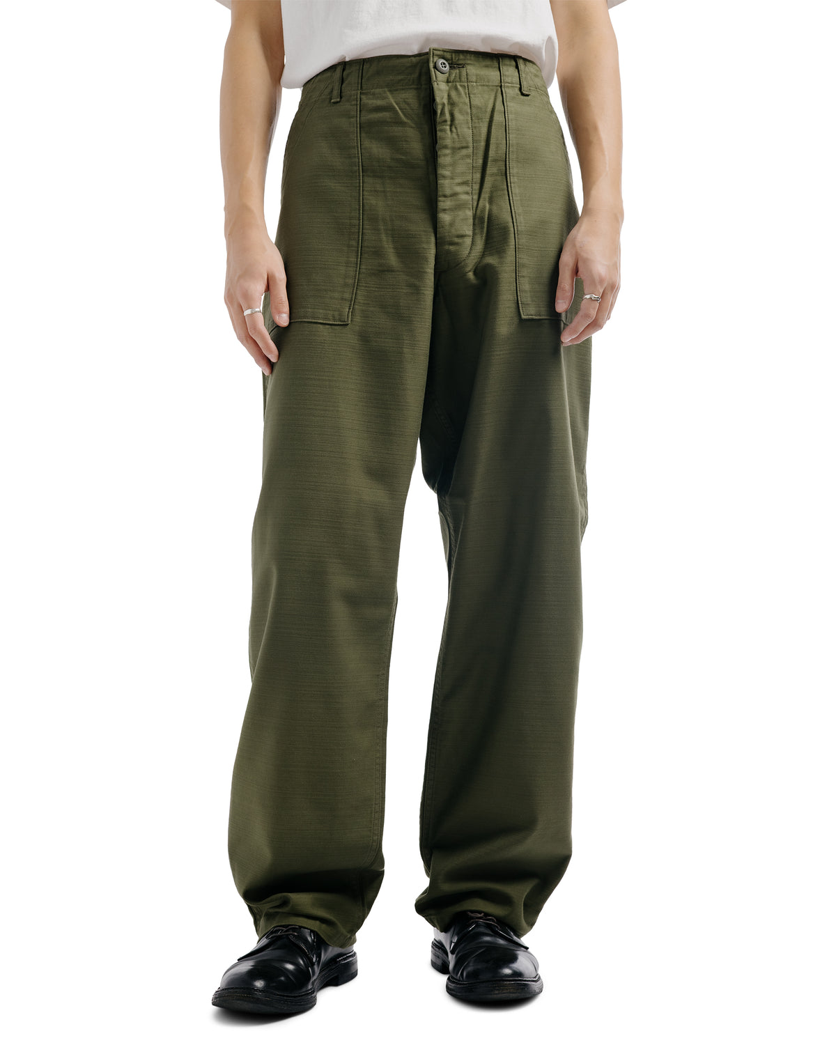 CIOTA Baker Pants (Wide Tapered) One Wash Dark Olive