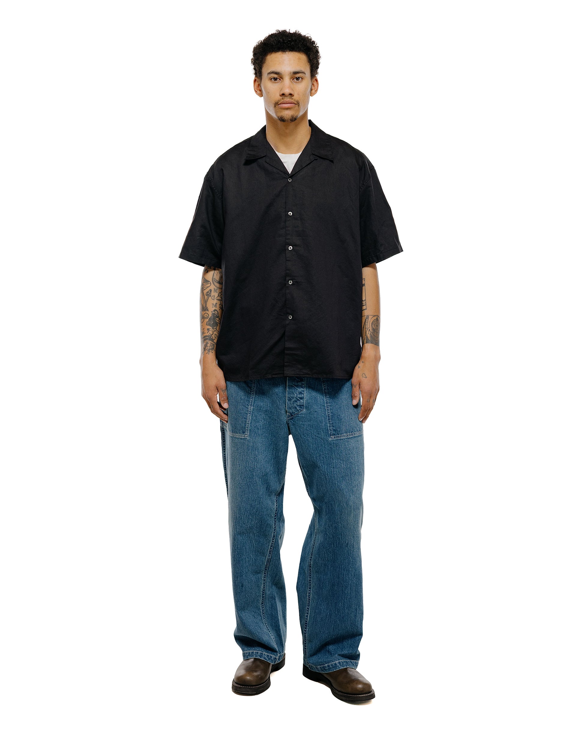 lost & found CIOTA CIOTA Denim Baker Pants Medium Blue
