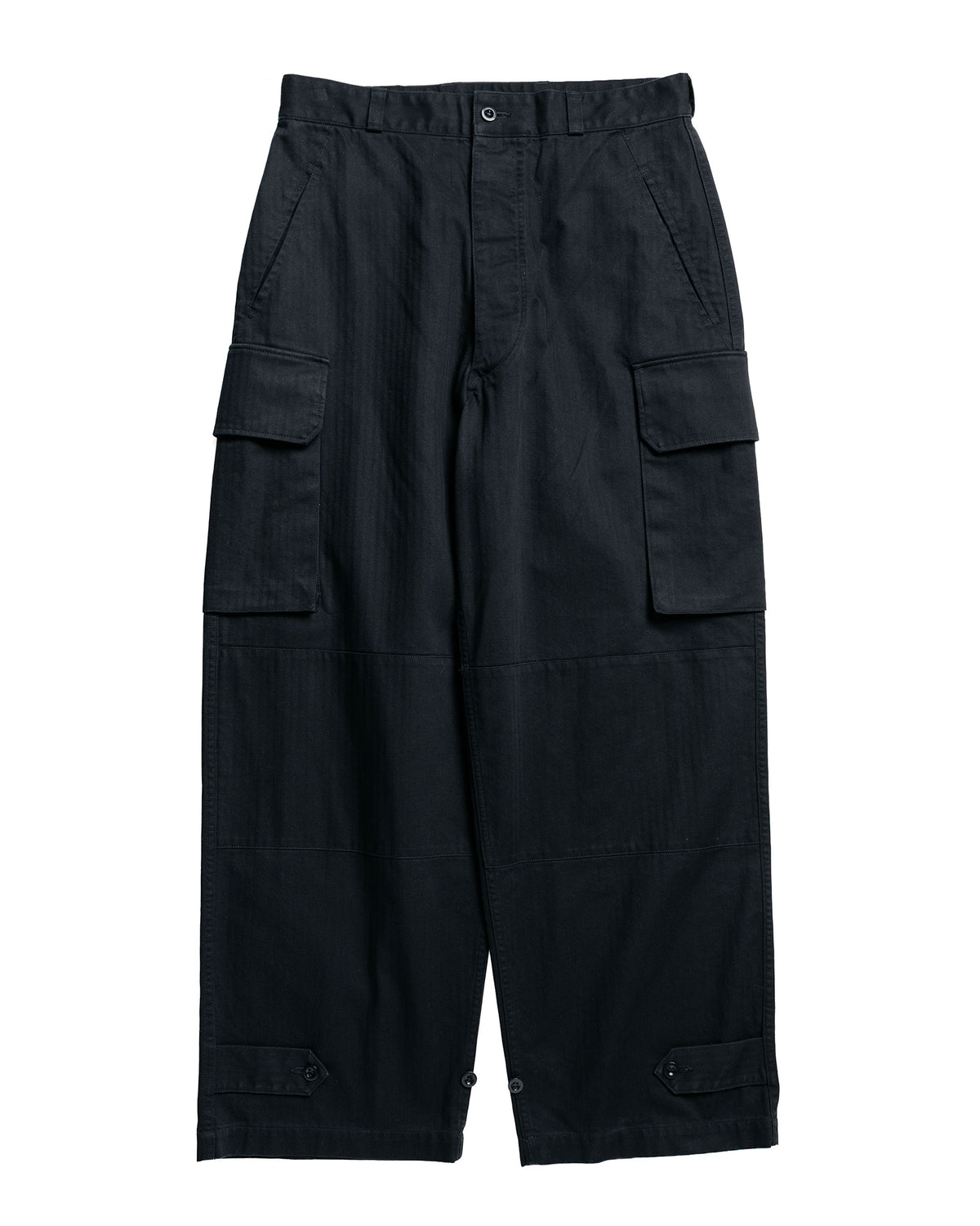 lost & found CIOTA CIOTA Herringbone M-47 Field Pants Black
