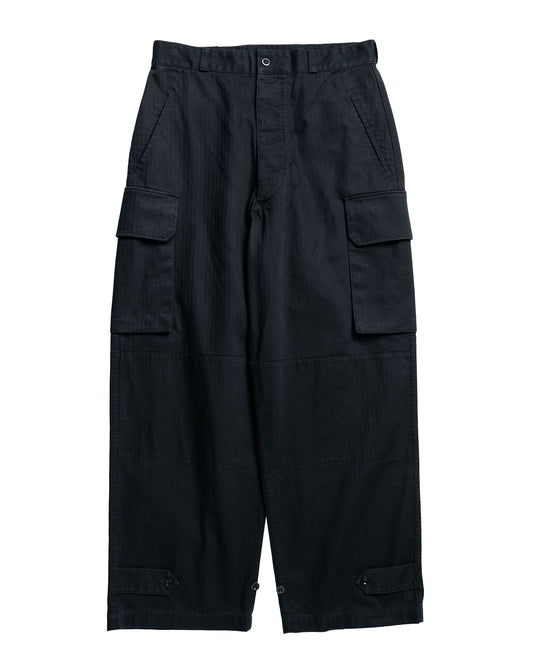 lost & found CIOTA CIOTA Herringbone M-47 Field Pants Black