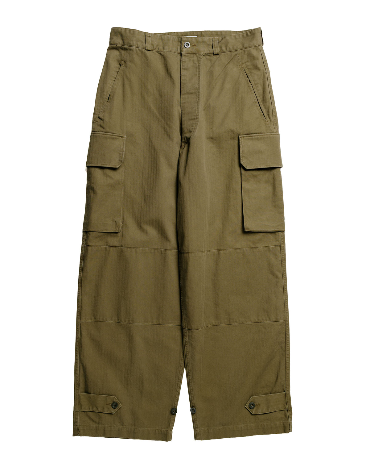 CIOTA Herringbone M-47 Field Pants Dark Olive