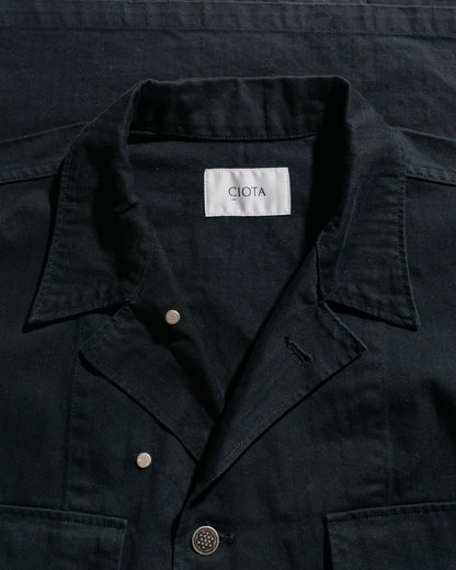 lost & found CIOTA CIOTA M-43 HBT Jacket (Stone Wash) Black