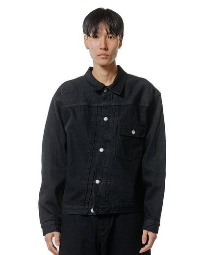 lost & found CIOTA CIOTA Single Pocket Denim Jacket Black One Wash
