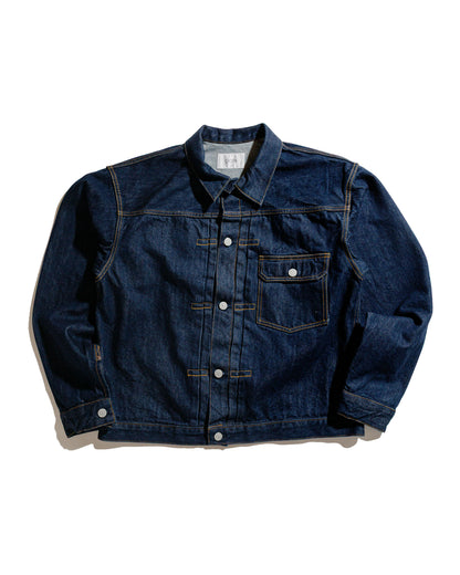 lost & found CIOTA CIOTA Single Pocket Denim Jacket (Real Indigo) Navy One Wash