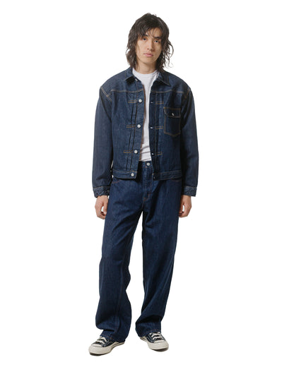 lost & found CIOTA CIOTA Single Pocket Denim Jacket (Real Indigo) Navy One Wash