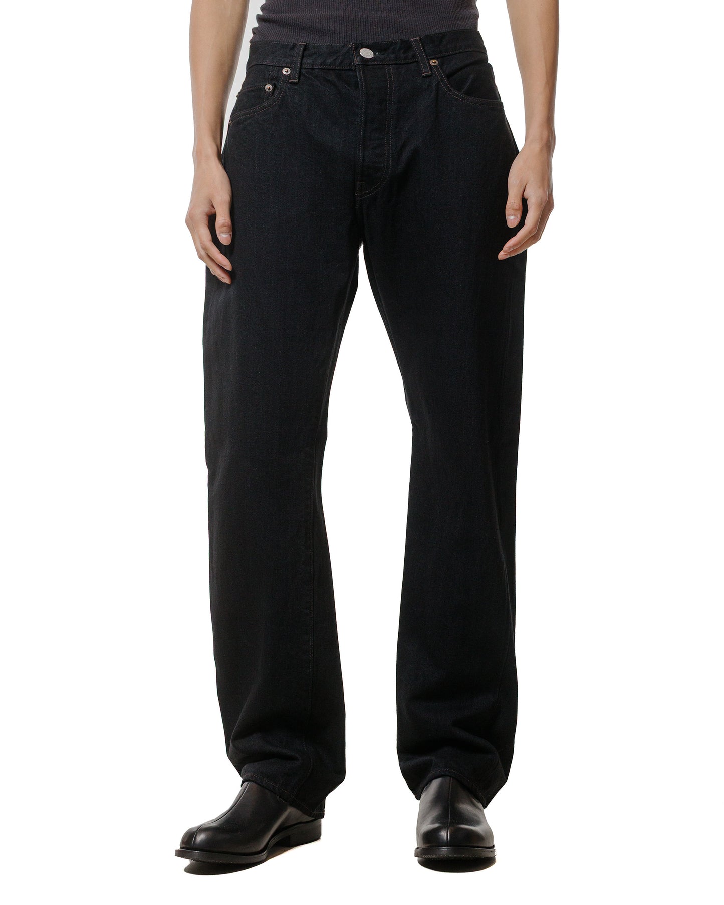 lost & found CIOTA CIOTA Straight 5 Pocket Pants Black One Wash