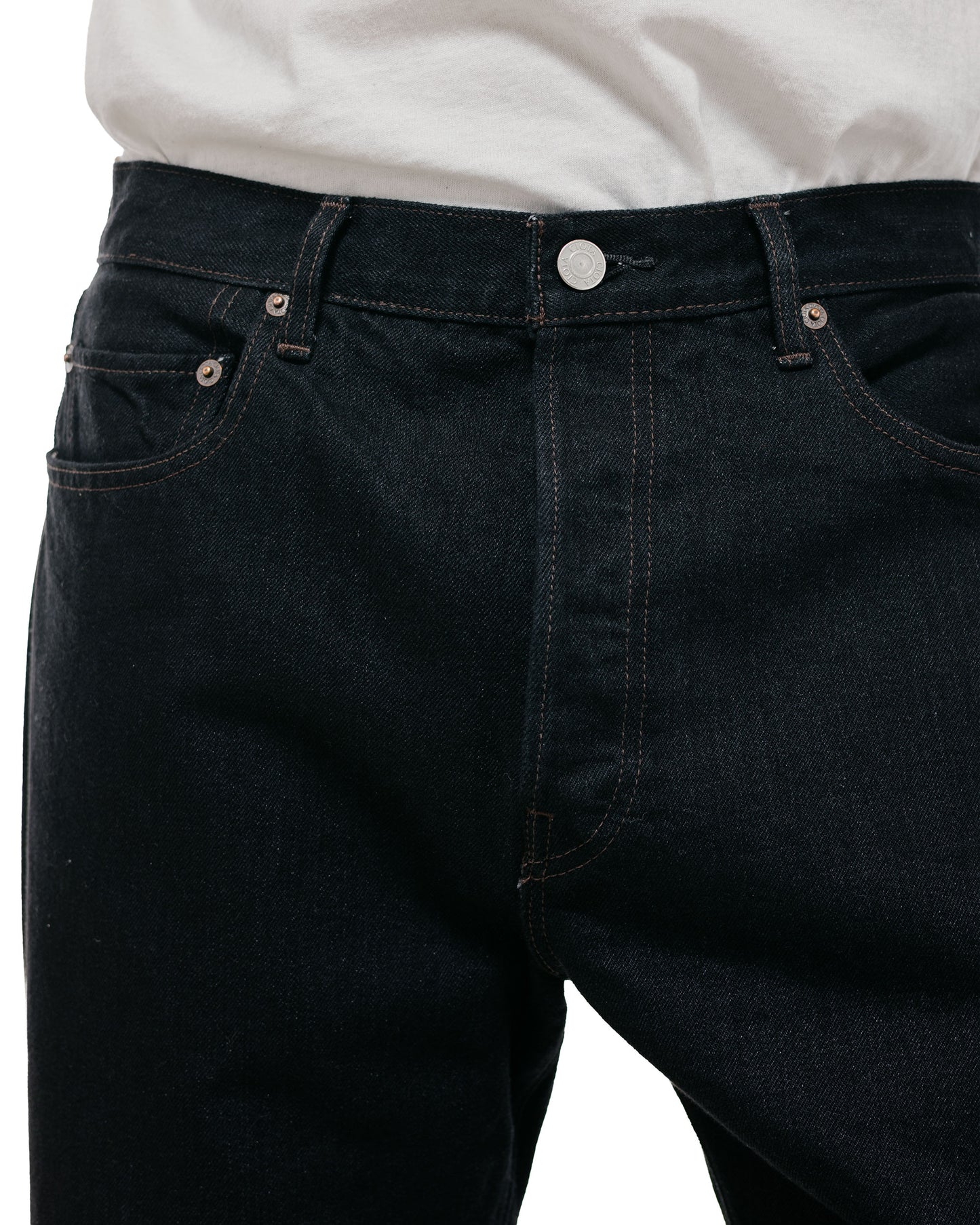 CIOTA Straight 5 Pocket Pants Black One Wash