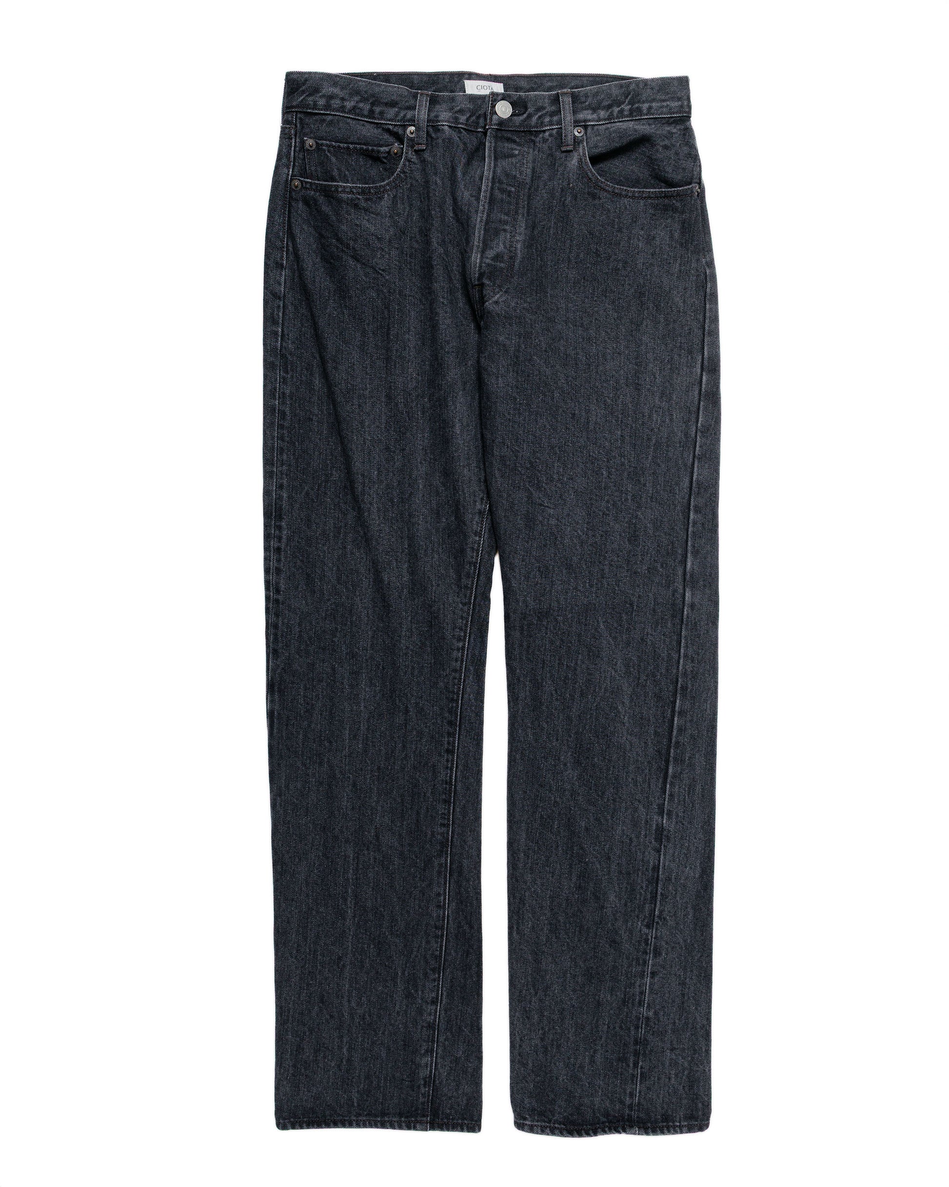 lost & found CIOTA CIOTA Straight 5 Pocket Pants Medium Black