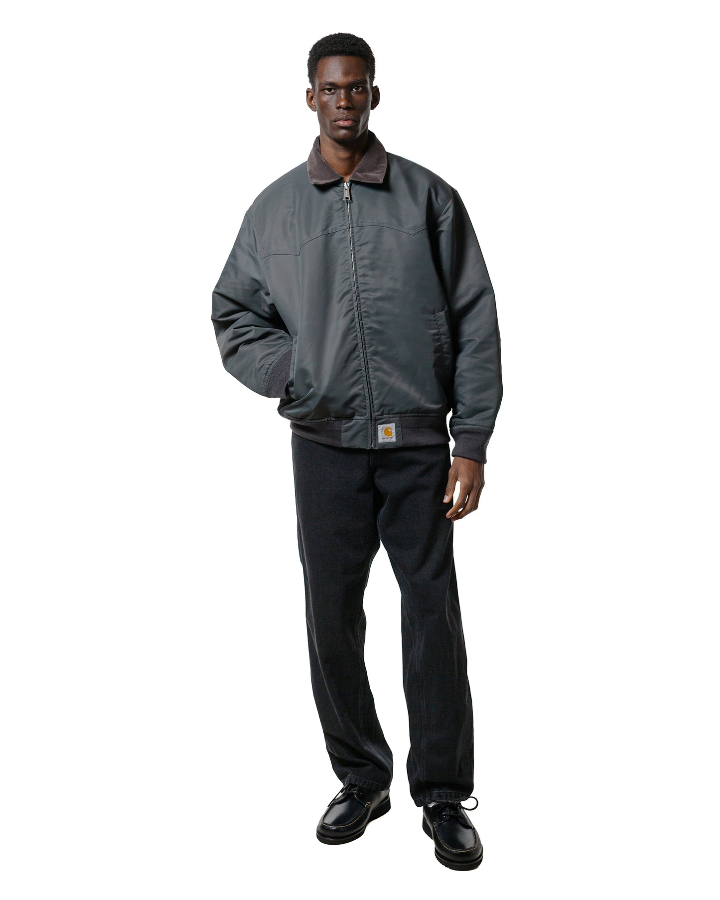 lost & found Carhartt Work In Progress Carhartt W.I.P. Single Knee Pant Black Stone Washed