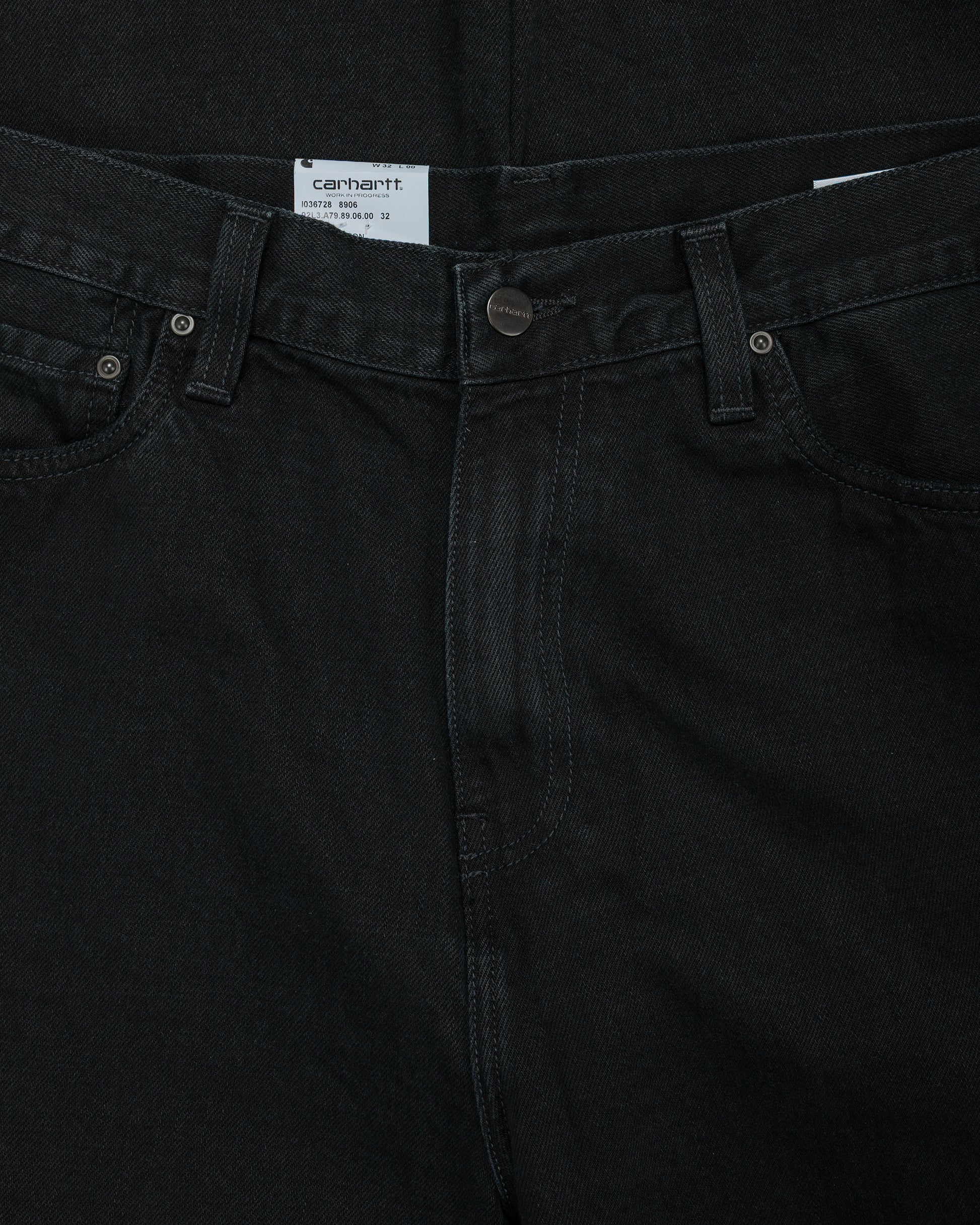 lost & found Carhartt Work In Progress Carhartt W.I.P. Aaron Pant Black Stone Washed