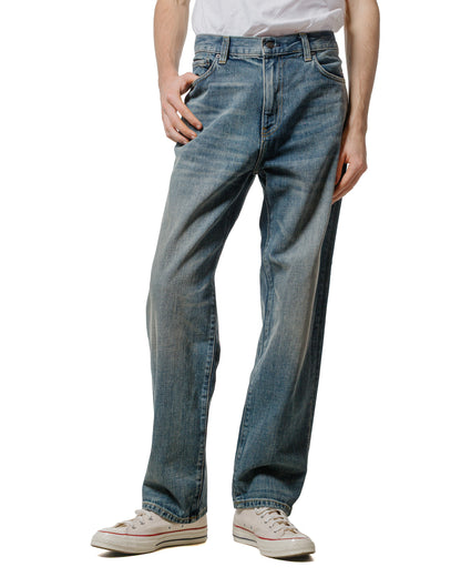 lost & found Carhartt Work In Progress Carhartt W.I.P. Aaron Pant Blue Worn Used Wash