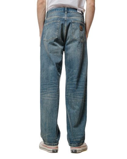 lost & found Carhartt Work In Progress Carhartt W.I.P. Aaron Pant Blue Worn Used Wash