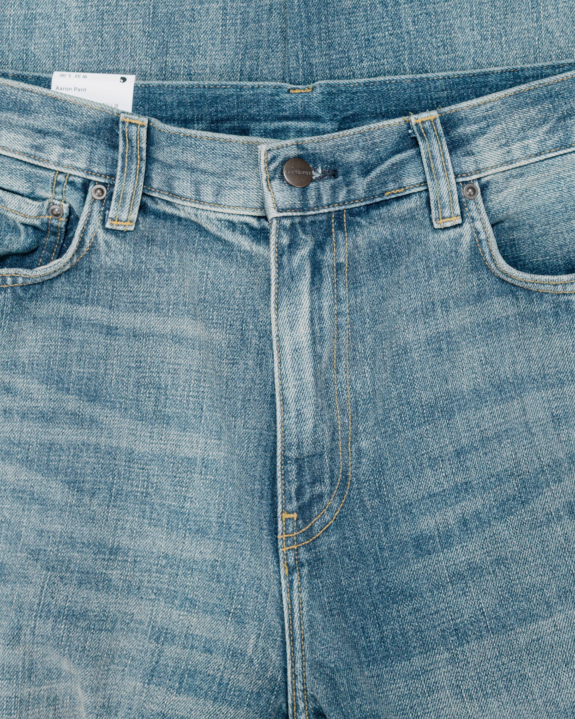 lost & found Carhartt Work In Progress Carhartt W.I.P. Aaron Pant Blue Worn Used Wash