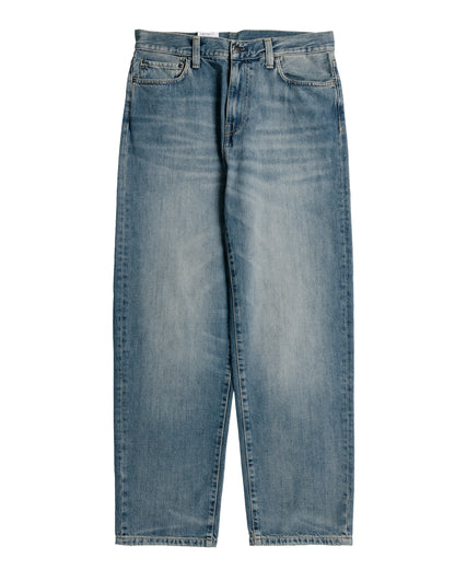 Carhartt W.I.P. Aaron Pant Camano Denim Blue Worn Used Wash