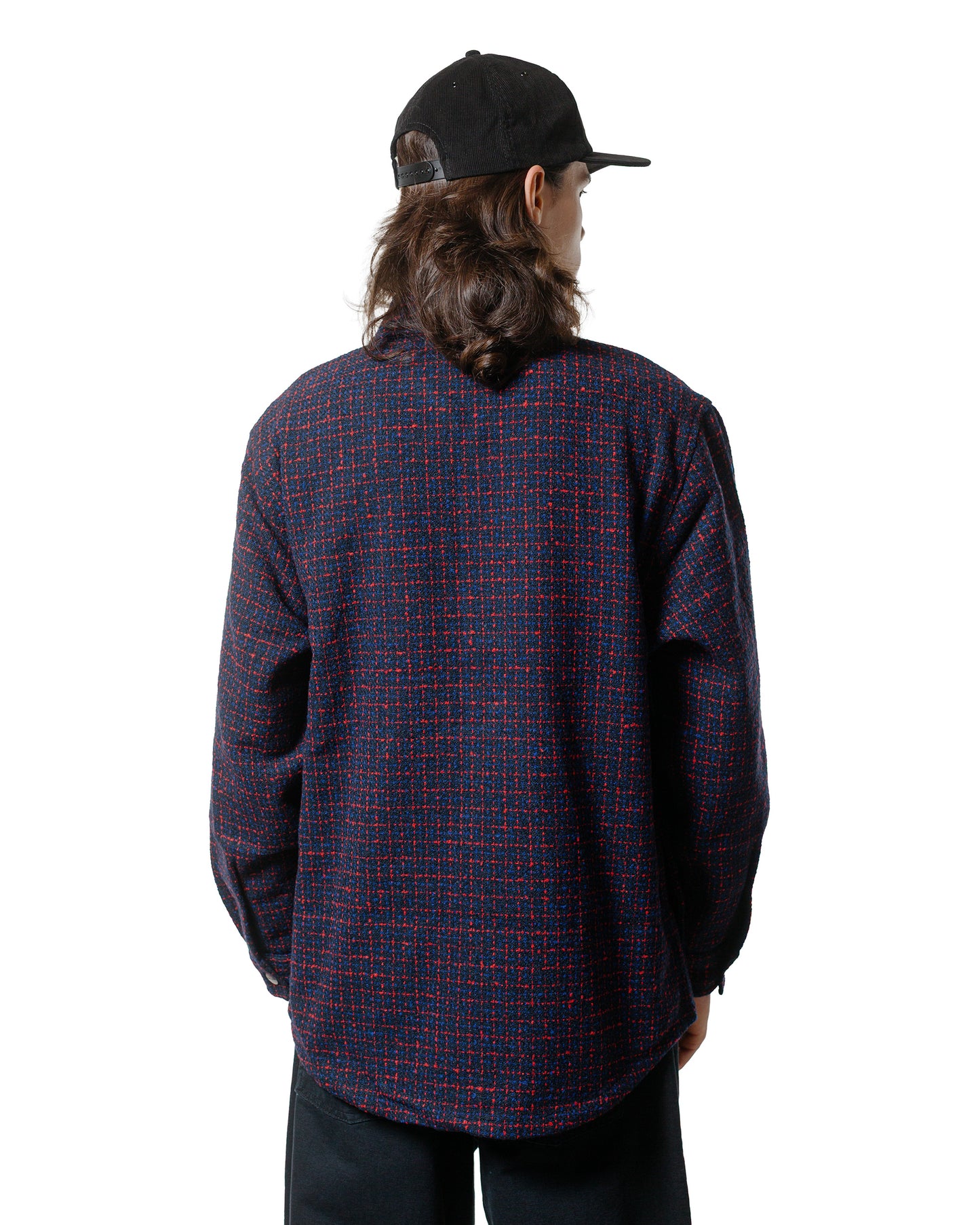 lost & found Carhartt Work In Progress Carhartt W.I.P. Bellamy Check Shirt Jacket Deep Night
