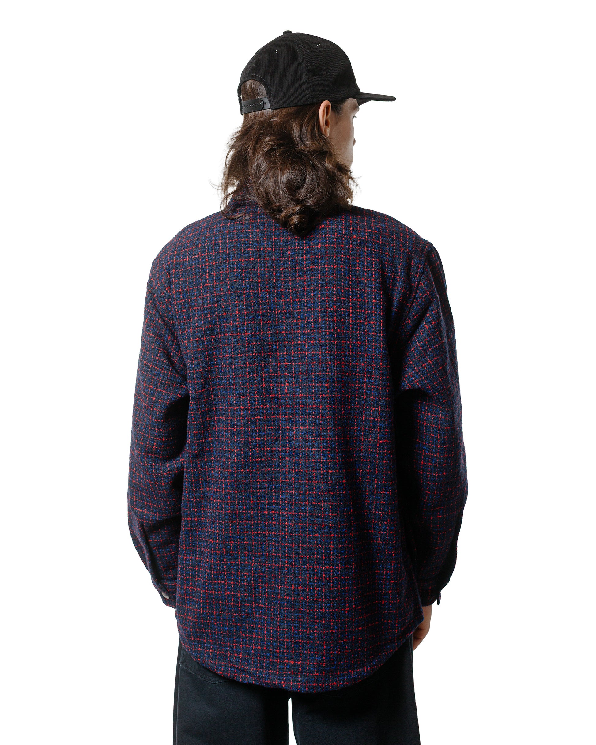 lost & found Carhartt Work In Progress Carhartt W.I.P. Bellamy Check Shirt Jacket Deep Night