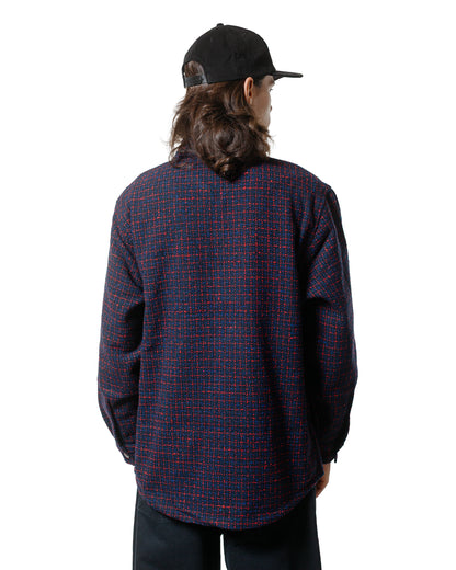 lost & found Carhartt Work In Progress Carhartt W.I.P. Bellamy Check Shirt Jacket Deep Night